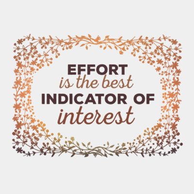 Effort is the best indicator Thumbnail