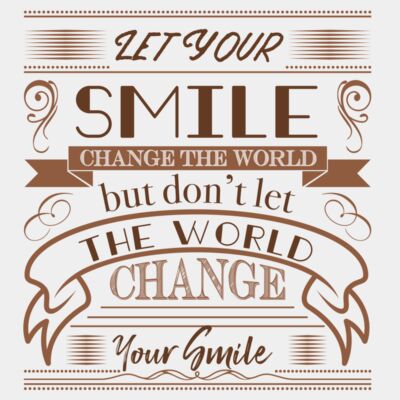 Let your smile change the world Thumbnail